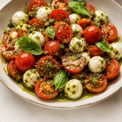 Ensalada de tomates cherry